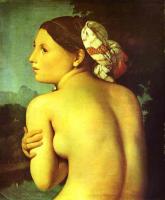 Ingres, Jean Auguste Dominique - Half-figure of a Bather